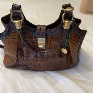 Beautiful Brahmin Elisa in Dark Camel Tri-Color